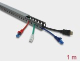 Canal cablu 30x30mm - lungime 1m Gri, Delock 22028