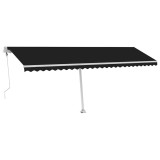 Cumpara ieftin Copertina electrica cu LED si senzor 6 x 3 m Antracit