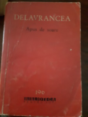 Apus de soare B.St.Delavrancea 1963 foto