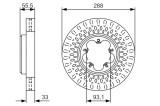 BOSCH 0 986 479 A49 Disc frana