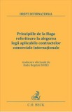 Principiile de la Haga referitoare la alegerea legii aplicabile contractelor comerciale internationale