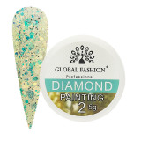 Cumpara ieftin Gel unghii cu sclipici, Diamond Painting Gel, Global Fashion, 5g, 02