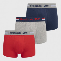 Reebok boxeri F8395 (3-pack) barbati, culoarea albastru marin