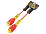 Kit Șurubelnițe Izolate 1kVAC &icirc;n Cruce PlusMinus PZ FMHT0-62649, Stanley