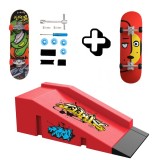 Rampa Modulara Skatepark B Innovium&trade;, Set Premium Cu Doua Fingerboard-uri, Design Modular Urban, Multiple Configuratii