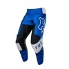 Pantaloni Moto Cross Fox 180 Albastri, Protectii Genunchi Piele, RAP, TruMotion, Poliester 600D, Marime universala