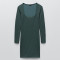 Rochie ZR, verde inchis,S