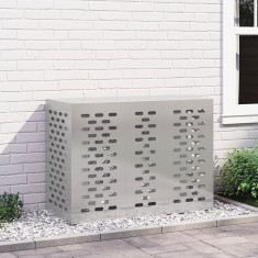 vidaXL Husă aer condiționat, 110x50x80 cm, oțel inoxidabil