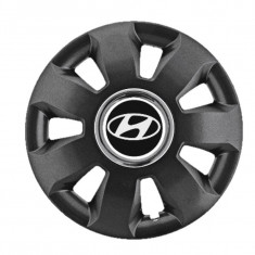 Set 4 Capace Roti pentru Hyundai, model Ares Black, R16