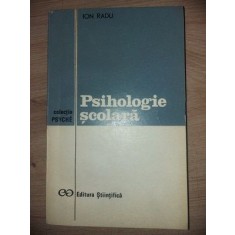 Psihologie scolara- Ion Radu