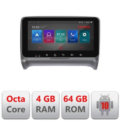 Navigatie dedicata Audi TT 2004-2011 Quad Core I-078 4+64 Lenovo ecran 10.33&amp;quot; Android Waze USB Navigatie Internet Youtube Rad CarStore Technology foto