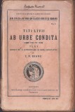 C8478N Titi Livii, Ab urbe condita, Libri XXI et XXII, text &icirc;nsoțit de introducere și note explicative de I N Dianu, 1926