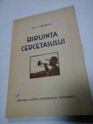 BIRUINTA CERCETASULUI - I. SIMIONESCU - Desenuri de AUREL BORDENACHE - 1932 foto