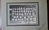 Fotografie pe carton, scoala de fete, perioada interbelica