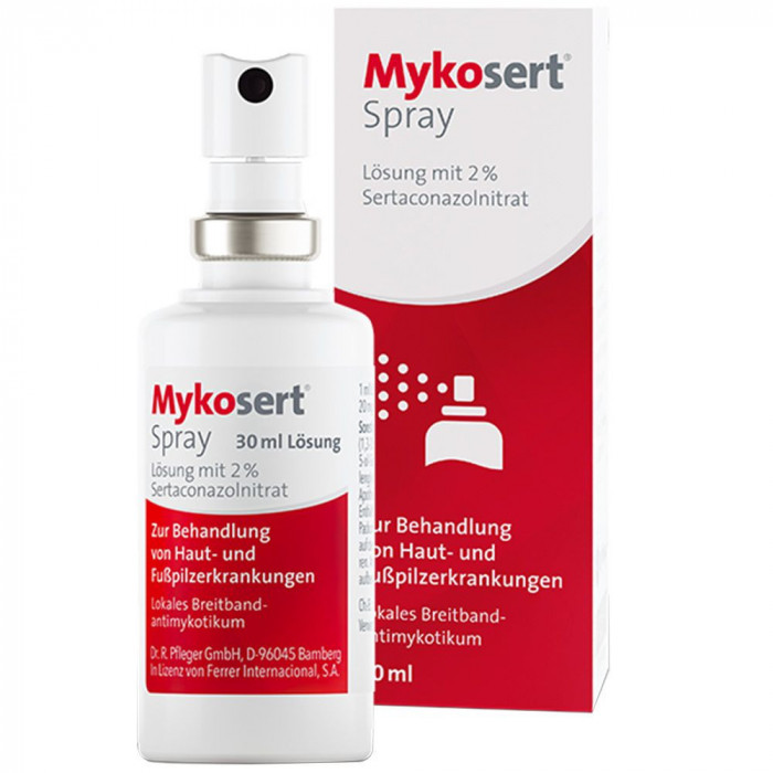 Spray Anti-Fungic, Dr. Pfleger, Mykosert, Tratament Ciuperca si Piciorul Atletului, Efect Indelungat