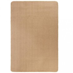 vidaXL Covor de iută cu suport din latex, 140x200 cm, Natural 245286