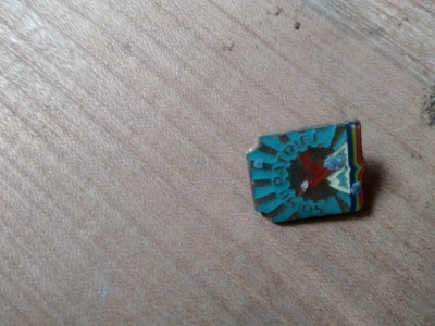 Insigne Pionieri Soim orientat spre dreapta Bleu foto