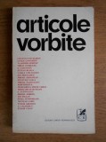 Cincinat Pavelescu, Eugen Lovinescu - Articole vorbite. Conferinte radiofonice