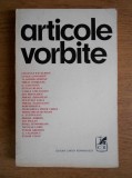 Cincinat Pavelescu, Eugen Lovinescu - Articole vorbite. Conferinte radiofonice