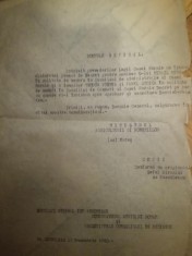 Adresa dlui General I. Antonescu, 13 dec. 1940, Ministerul Agric. si Domenii