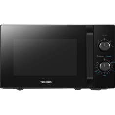Cuptor cu microunde Toshiba MW2-MM20PBK, 20 l, Control mecanic, 800W, Negru