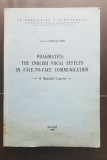 PRAGMATICS: The English Vocal Effects in Face-to-face Communication - L. Petri