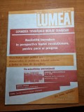 Revista lumea 19 mai 1988-expunerea lui ceausescu