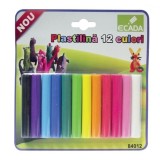 Plastilina pentru modelaj 12 culori, ECADA