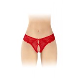 Bikini Crotchless Alicia, Rosu, S-L