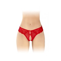 Bikini Crotchless Alicia, Rosu, S-L