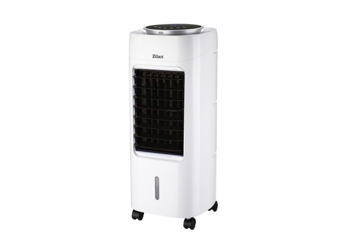 Ventilator cu racitor si purificator de aer mobil ZILAN ZLN-1314, Racire/Umidificare/Purificare, Telecomanda, Temporizator 1-12 ore Rezervor apa 7 l,