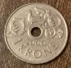 C50 - Moneda foarte veche - Norvegia - 1 koroana - 2000, Europa