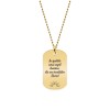 Lantisor Pandantiv Invatatori Profesori Argint placat Aur 24K Personalizat Text Cadou Bijuterie Unicat