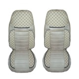 2 x Huse Scaune pentru Volvo FH 2014-2020 EURO 6 Camioane Bej Piele LHD RHD