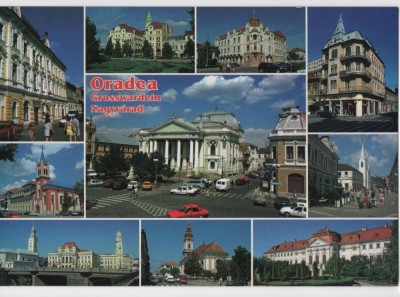 CPI B 11528 CARTE POSTALA - ORADEA. ZONA CENTRALA, MOZAIC foto