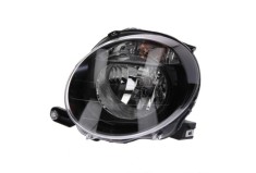 Far Fiat 500 (312), 03.2007-08.2015, montare fata, stanga, lumina drum; H7+WY21W; electric; negru; cu motor; cu becuri; halogen, Magneti Marelli
