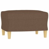 Cumpara ieftin Taburet, maro, 60x50x41 cm, material textil