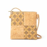 Cumpara ieftin Geanta dama crossbody din pluta Squares