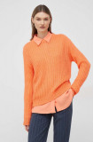 Cumpara ieftin Joop! pulover din amestec de lana femei, culoarea portocaliu, light, Joop!