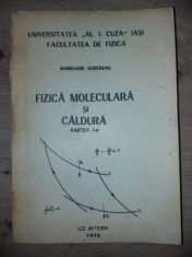 Fizica moleculara si caldura (partea I) - Mardarie Sorohan