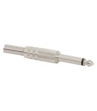 Mufa JACK 6.3 mm mono tata cu protectie cablu, Oem