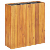 Strat &icirc;naltat de gradina cu 3 ghivece, lemn masiv de acacia GartenMobel Dekor, vidaXL