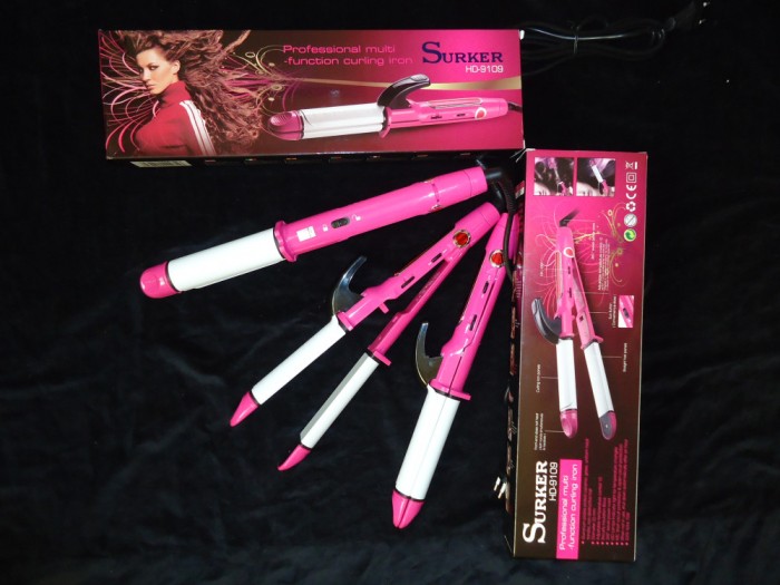SET PROFESIONAL 2 in 1 PLACA ONDULATOR 32 mm CERAMICA INDREPTAT ONDULAT COAFAT
