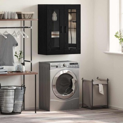 vidaXL Bufet Negru 69.5 x 34 x 90 cm Lemn compozit 879603 foto