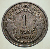 1.809 FRANTA 1 FRANC 1949 B, Europa, Aluminiu