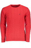 Cumpara ieftin Pulover tricotat barbati cu logo rosu, 2XL, U.S. GRAND POLO EQUIPMENT &amp; APPAREL