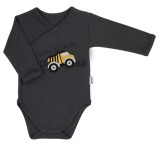 Body cu maneca lunga (181100) Colectia &quot;Big Trucks&quot; Grafit Marimea 62