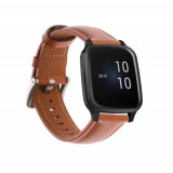 Curea kwmobile pentru Garmin Venu Sq Music /Venu Sq, Piele, Maro, 59665.02, Piele Ecologica