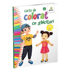 Carte de colorat cu ghicitori
