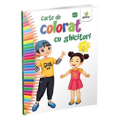 Carte de colorat cu ghicitori foto